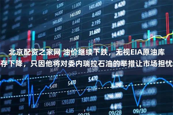 北京配资之家网 油价继续下跌，无视EIA原油库存下降，只因他将对委内瑞拉石油的举措让市场担忧